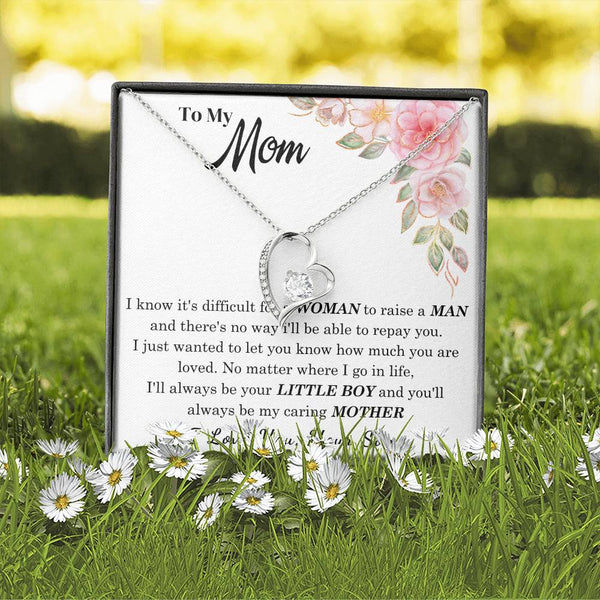 [Only a few left] To My Loving Mother - I love you  (Forever Love Necklace)