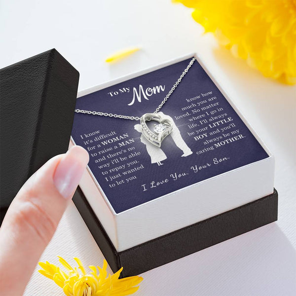 [Almost Sold Out] To My Mom - Loved Mother - Forever Love Necklace