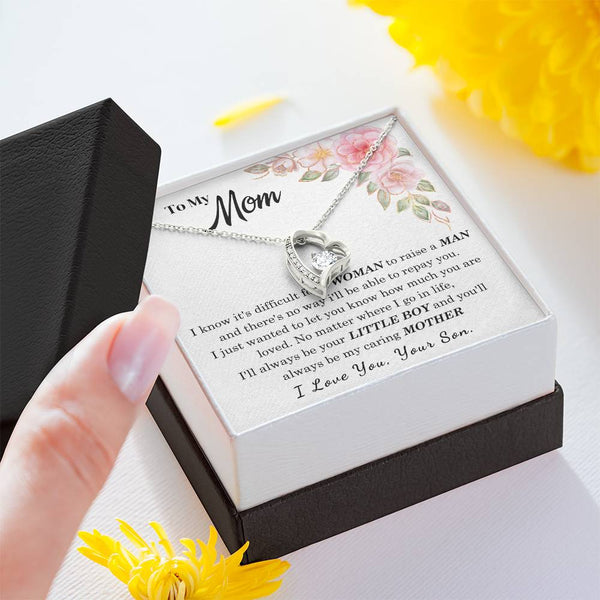 [Only a few left] To My Loving Mother - I love you  (Forever Love Necklace)