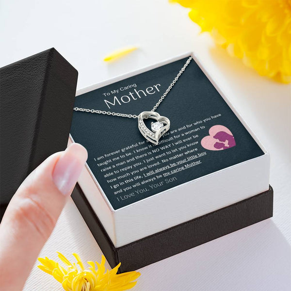 To My Loving Mother - You are my sunshine, I will always be your little boy (Only a Few Left) - Forever Love Necklace