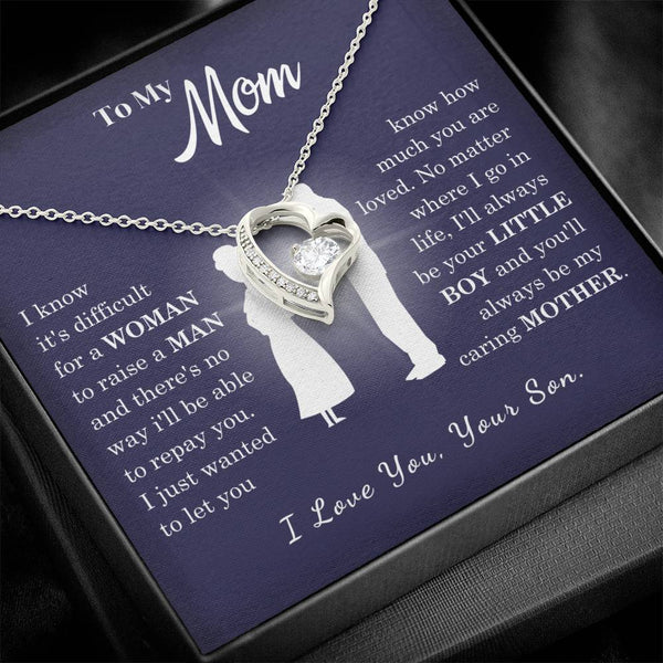 [Almost Sold Out] To My Mom - Loved Mother - Forever Love Necklace