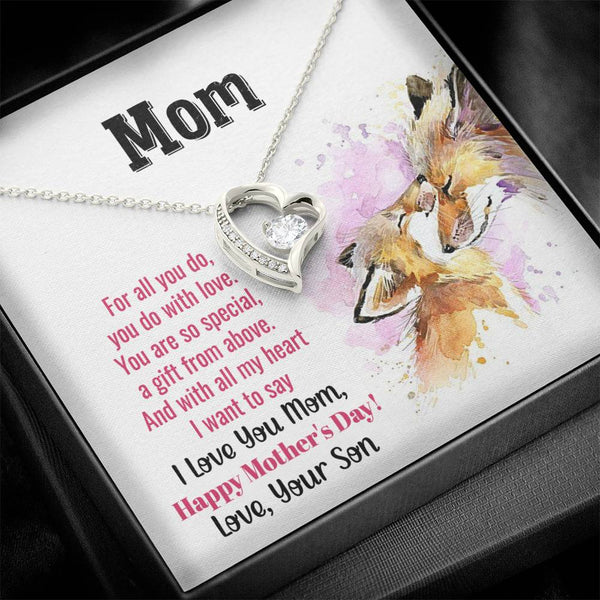 To My Mom - You Are So Special (Only a Few Left) - Forever Love Necklace