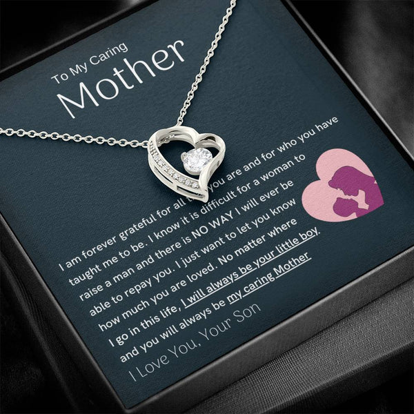 To My Loving Mother - You are my sunshine, I will always be your little boy (Only a Few Left) - Forever Love Necklace