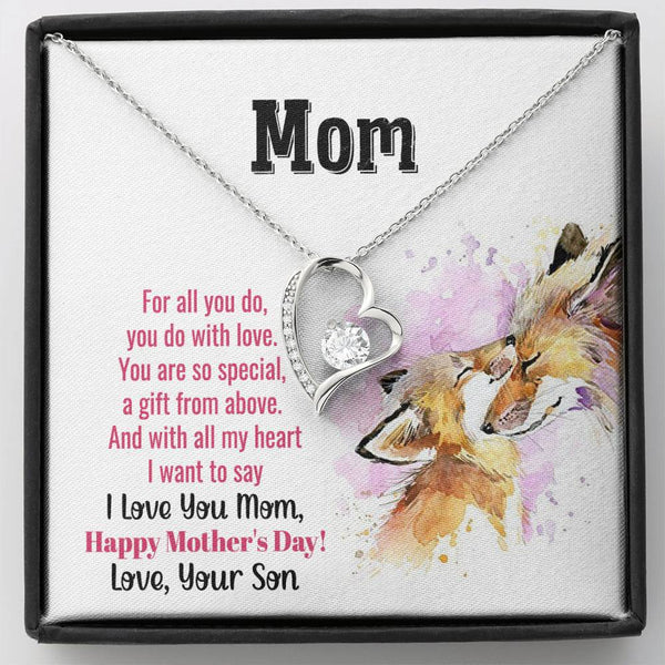 To My Mom - You Are So Special (Only a Few Left) - Forever Love Necklace
