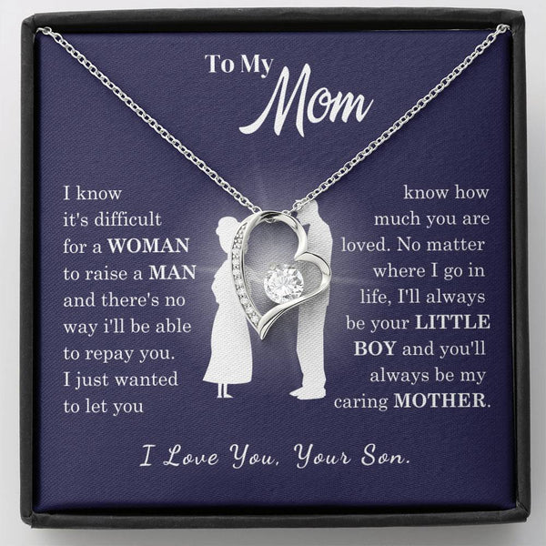 [Almost Sold Out] To My Mom - Loved Mother - Forever Love Necklace