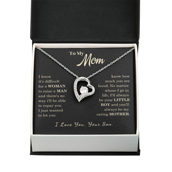 [Almost Sold Out] To My Mom - I Love You Mother  - Forever Love Necklace
