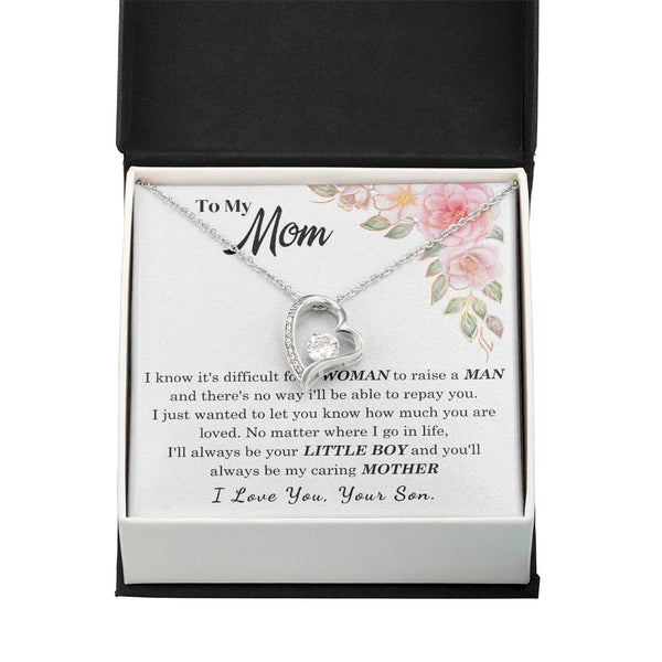 [Only a few left] To My Loving Mother - I love you  (Forever Love Necklace)