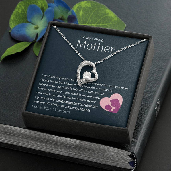 To My Loving Mother - You are my sunshine, I will always be your little boy (Only a Few Left) - Forever Love Necklace