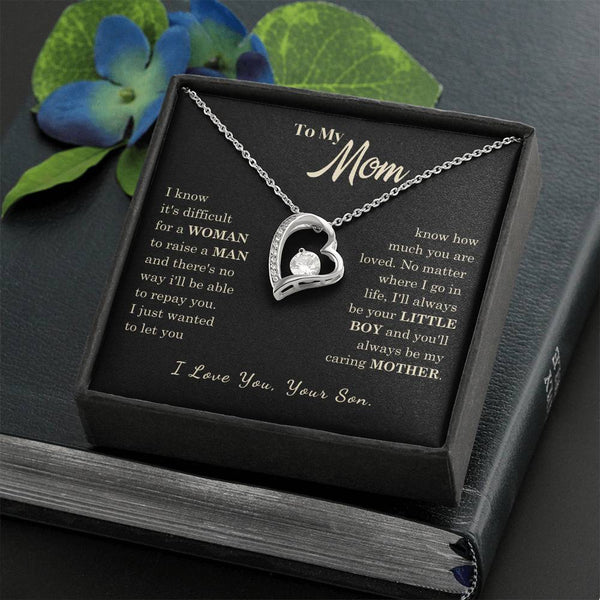 [Almost Sold Out] To My Mom - I Love You Mother  - Forever Love Necklace