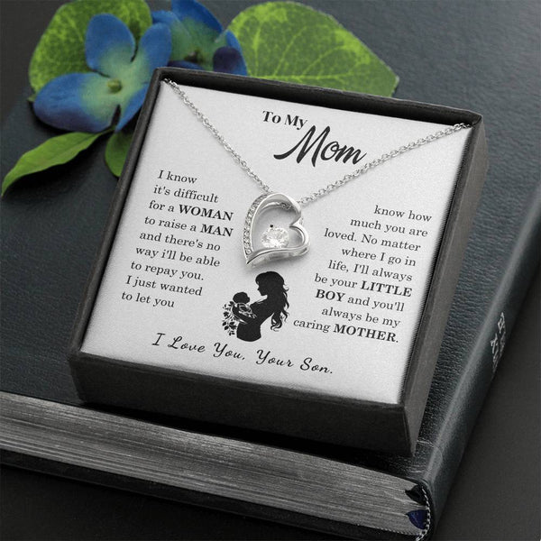 [Only a few left]  To My Mom - Loved Mother  - Necklace