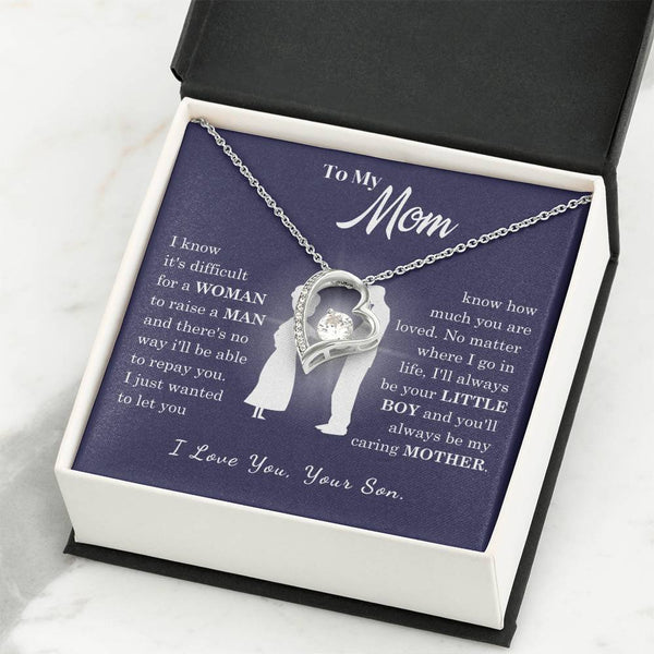 [Almost Sold Out] To My Mom - Loved Mother - Forever Love Necklace
