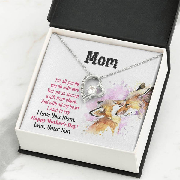 To My Mom - You Are So Special (Only a Few Left) - Forever Love Necklace