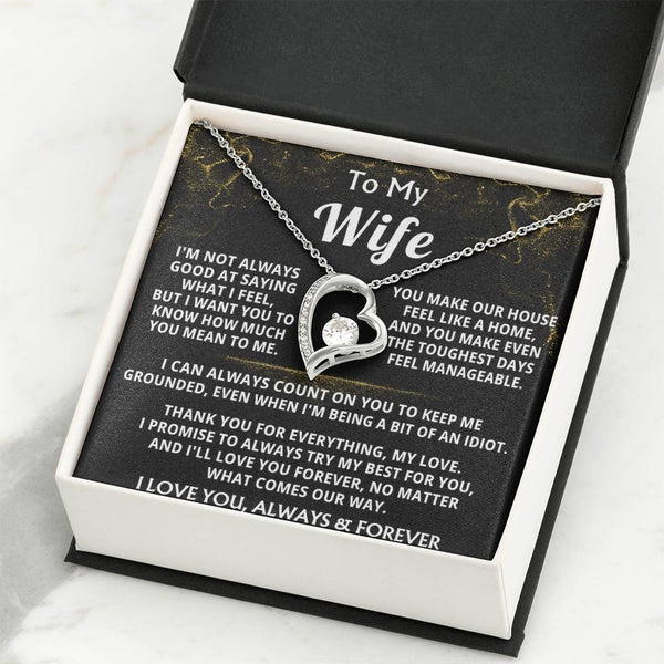 To My Wife, You make our house a home.