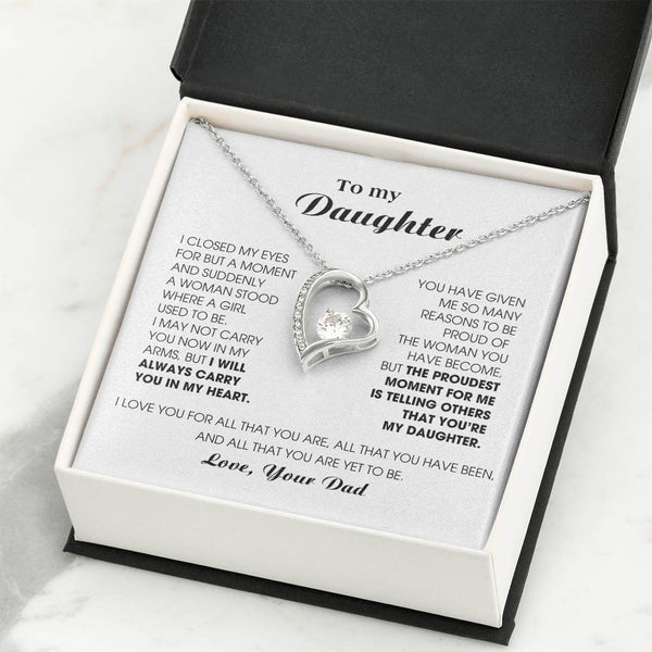 [Almost Sold Out] To My Daughter -  I will ALWAYS carry you in my heart
