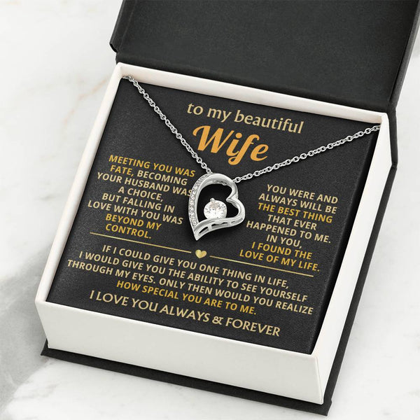 (Almost Gone) To My Beautiful Wife - I found the love of my life [ Forever love necklace ]