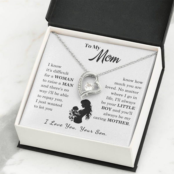 [Only a few left]  To My Mom - Loved Mother  - Necklace