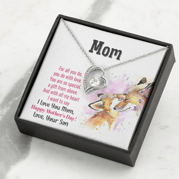 To My Mom - You Are So Special (Only a Few Left) - Forever Love Necklace