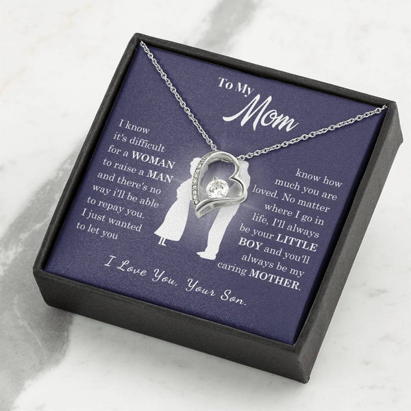 [Almost Sold Out] To My Mom - Loved Mother - Forever Love Necklace