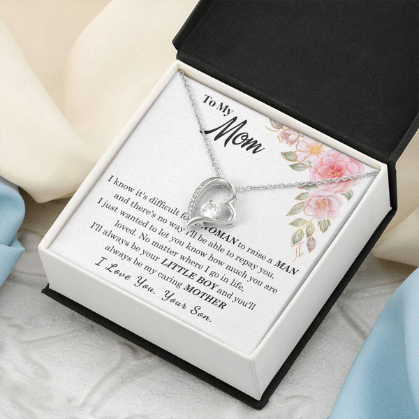 [Only a few left] To My Loving Mother - I love you  (Forever Love Necklace)