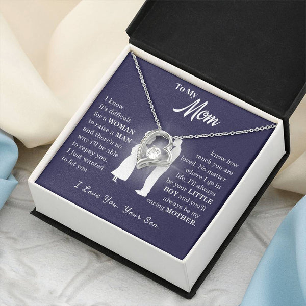 [Almost Sold Out] To My Mom - Loved Mother - Forever Love Necklace