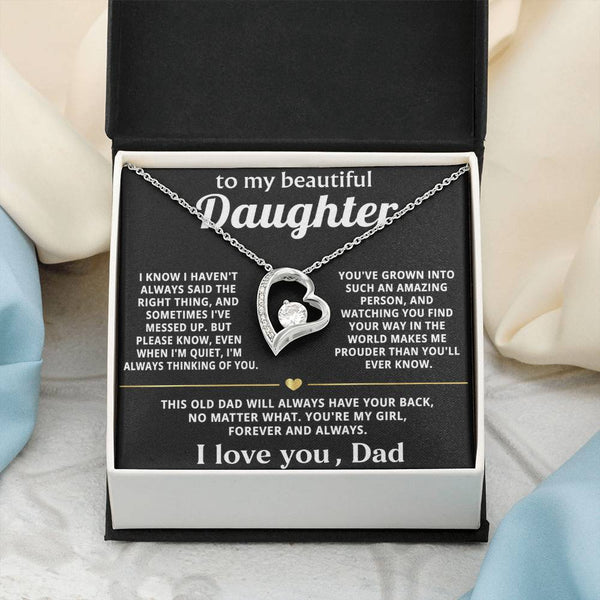 To My Beautiful Daughter, My love for you is endless.