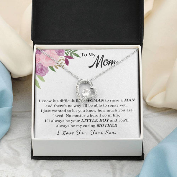 To My Loving Mother - I love you  (Forever Love Necklace)