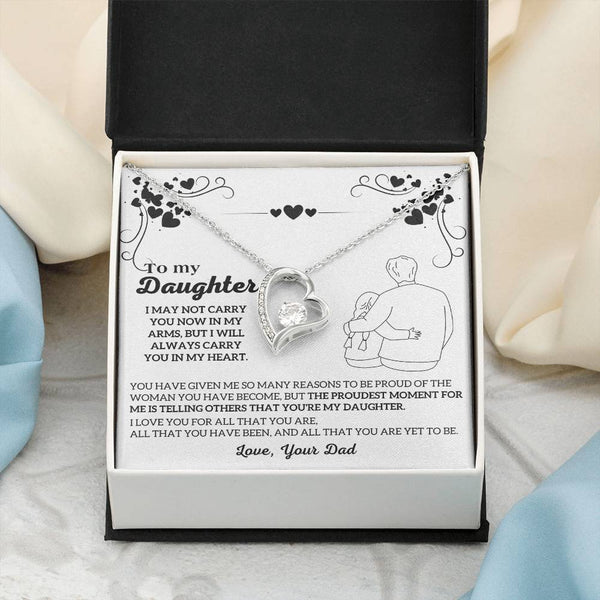 To My Daughter -  I will ALWAYS carry you in my heart  [ Few left only ]