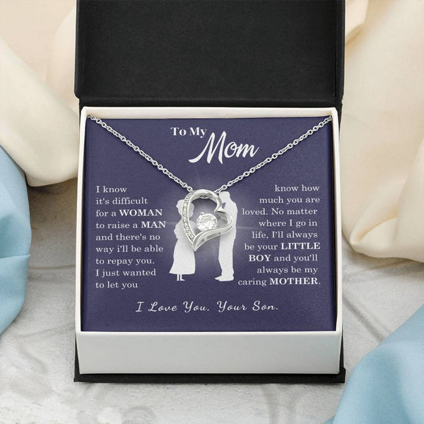 [Almost Sold Out] To My Mom - Loved Mother - Forever Love Necklace