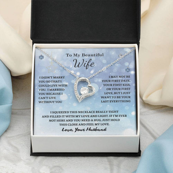 Christmas Gift For Her , To My Wife , Anniversary Gift , Gifts for women , Necklace