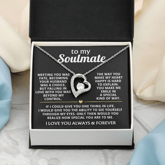 (Only a few left) TO MY SOULMATE - You make me smile in a special kind of way