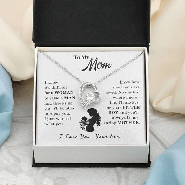 [Only a few left]  To My Mom - Loved Mother  - Necklace
