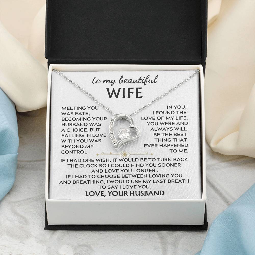 [Only a few left] TO MY BEAUTIFUL WIFE - I Just Want To Be Your Last Everything
