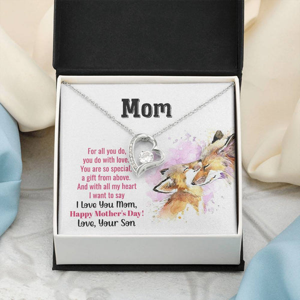 To My Mom - You Are So Special (Only a Few Left) - Forever Love Necklace