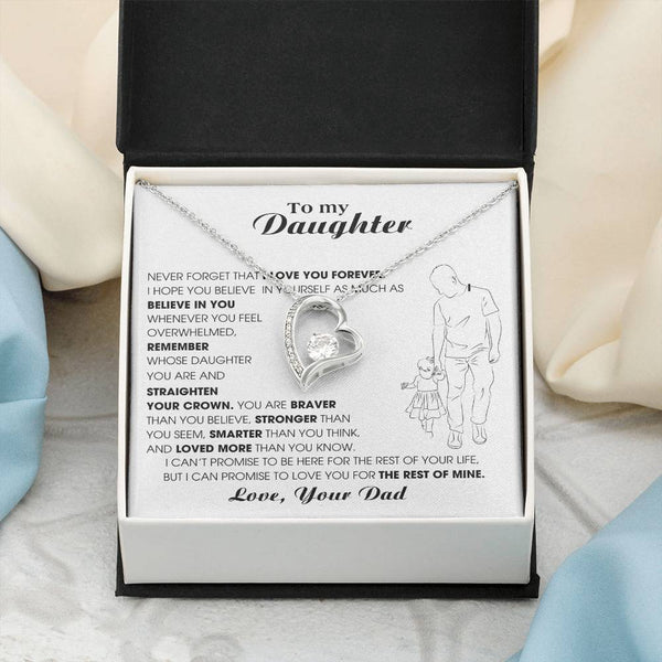 [Only a few left] To My Daughter, Never Forget That I Love You Forever