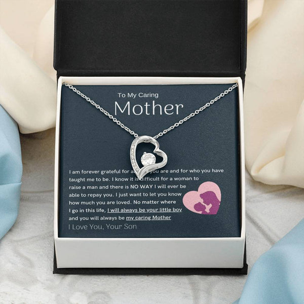 To My Loving Mother - You are my sunshine, I will always be your little boy (Only a Few Left) - Forever Love Necklace