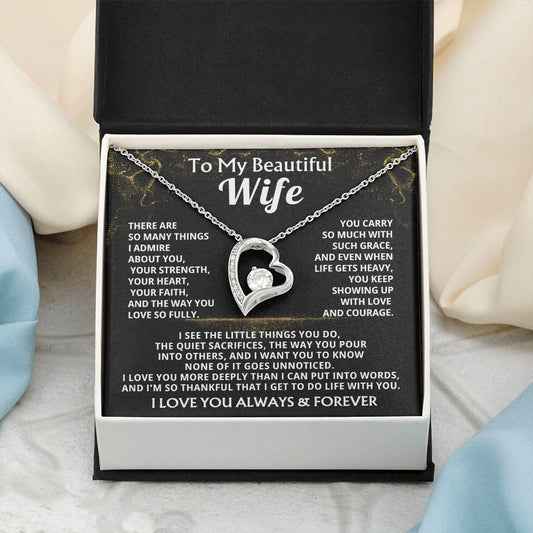 To My Beautiful Wife, you keep showing up with love and courage