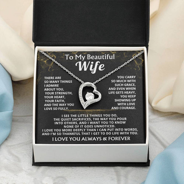 To My Beautiful Wife, you keep showing up with love and courage