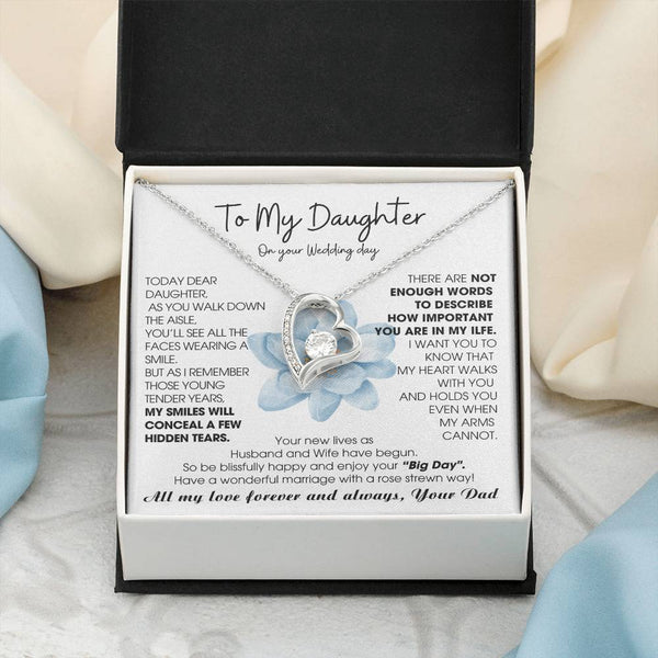 [ Few left only ] To My Daughter on Wedding Day - Be blissfully happy and enjoy your “Big Day"
