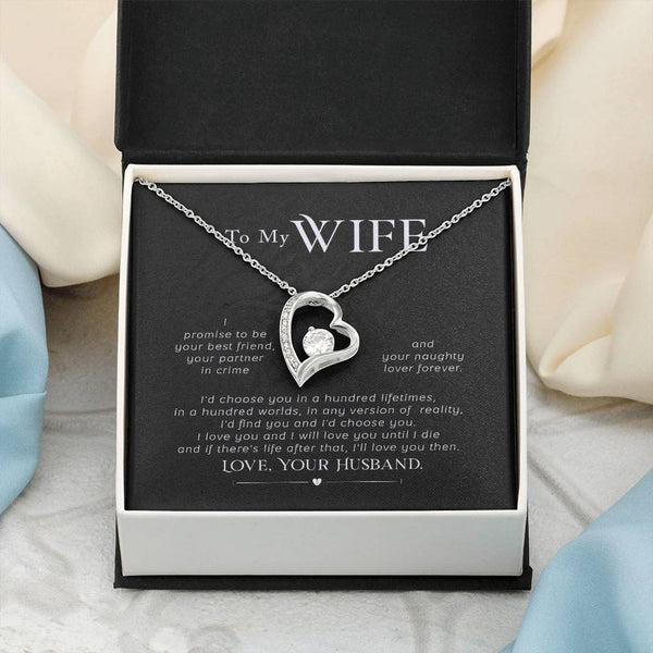 Gift For Wife, Wife Birthday Gift, Anniversary Gift For Wife, Wife Necklace , Love Card