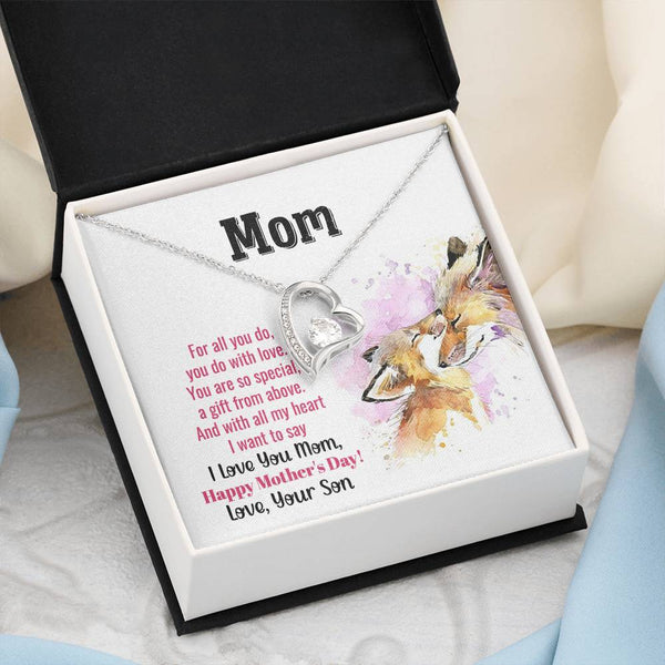 To My Mom - You Are So Special (Only a Few Left) - Forever Love Necklace