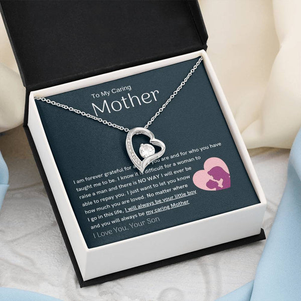 To My Loving Mother - You are my sunshine, I will always be your little boy (Only a Few Left) - Forever Love Necklace