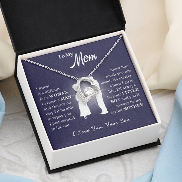 [Almost Sold Out] To My Mom - Loved Mother - Forever Love Necklace
