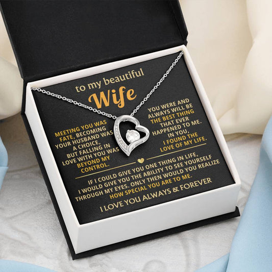 (Almost Gone) To My Beautiful Wife - I found the love of my life [ Forever love necklace ]