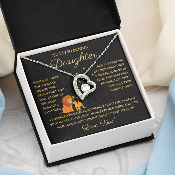 [ Few left only ] To My Precious Daughter From Dad - The Most Beautiful Chapters - Lion Black