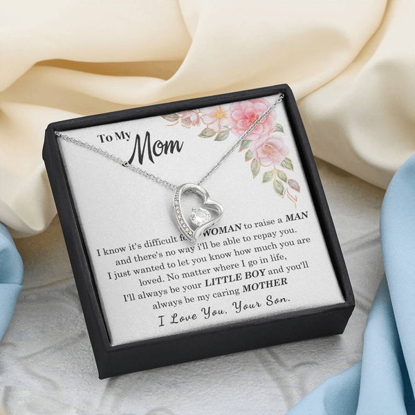 [Only a few left] To My Loving Mother - I love you  (Forever Love Necklace)
