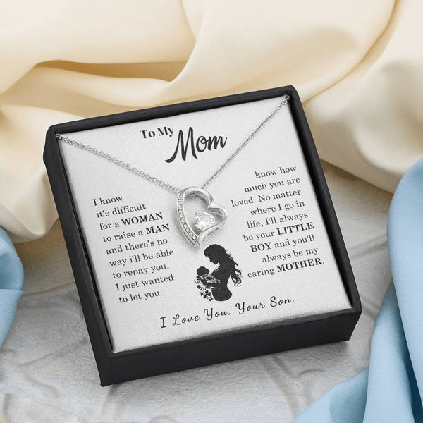 [Only a few left]  To My Mom - Loved Mother  - Necklace