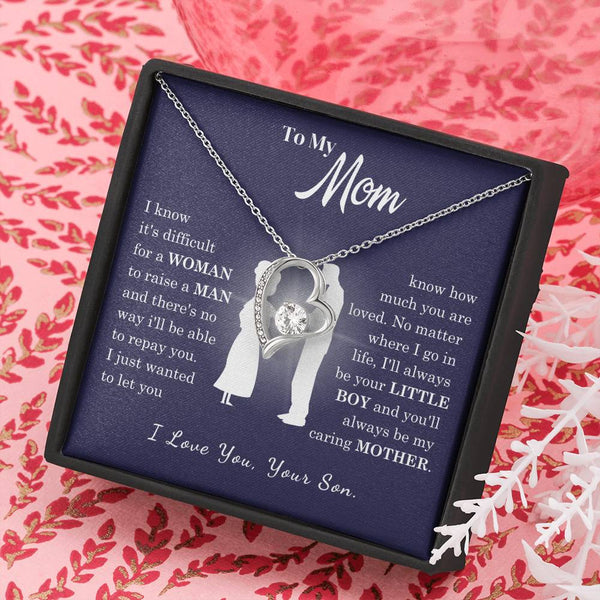 [Almost Sold Out] To My Mom - Loved Mother - Forever Love Necklace