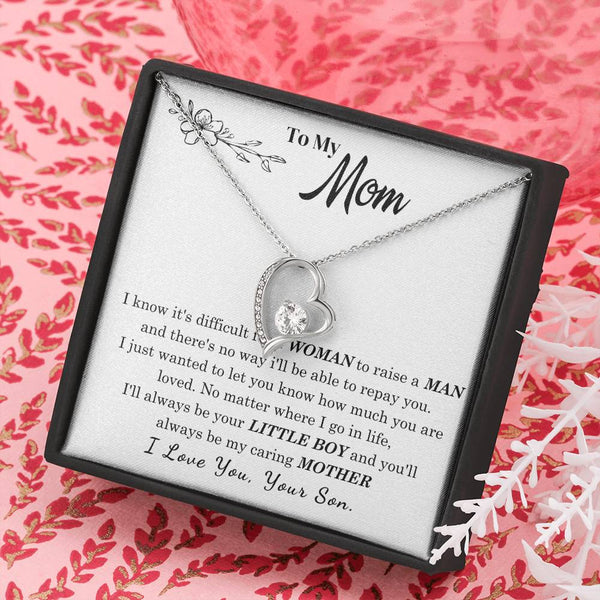[Only a few left] To My Mom - I Love You Mother  - Forever Love Necklace