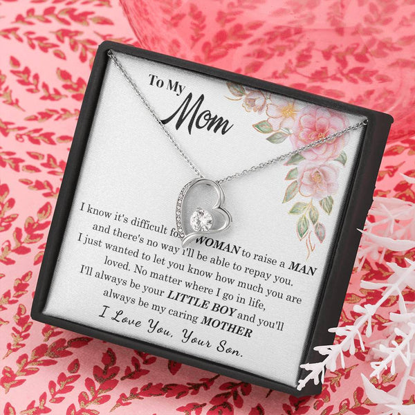 [Only a few left] To My Loving Mother - I love you  (Forever Love Necklace)