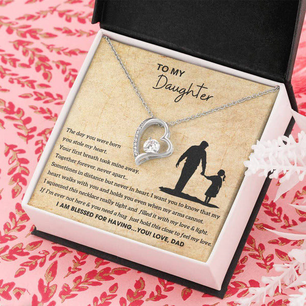 To My Daughter - Hold this necklace close to feel my love (Few left only)